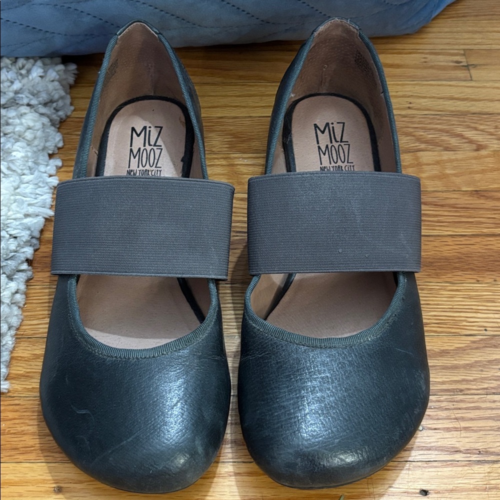 Miz Mooz Charcoal Mary Jane Shoes